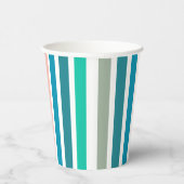 Meerkleurige verticale strepen voor de moderne zom papieren bekers (Rechts)