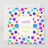  meerkleurige vlekken op zaterdag kaart (Voorkant)