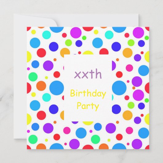  meerkleurige vlekken op zaterdag kaart (Voorkant)