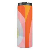 Meerkleurige wandkunst thermosbeker (Achterkant)