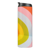 Meerkleurige wandkunst thermosbeker (Geroteerd rechts)