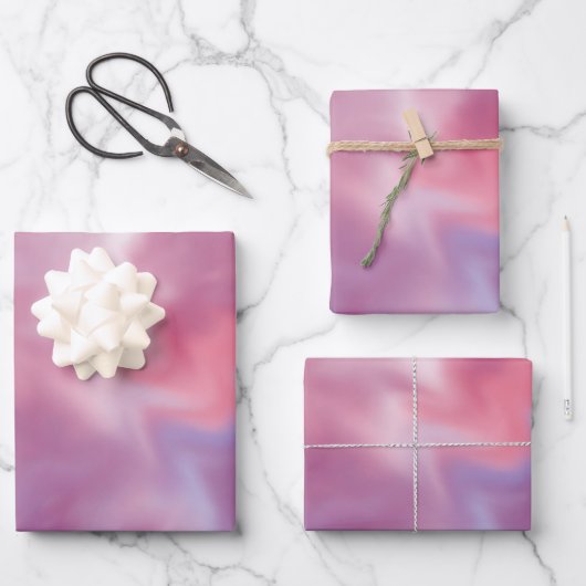 Meerkleurige Waterverf was Inpakpapier Vel (Voorkant)