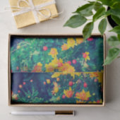 Meerkleurige weide grillige wilde madeliefjes bloe tissuepapier (Geschenk)