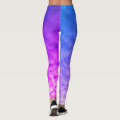 Meerkleurige wolken leggings (Achterkant)