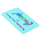 Meerkleurige Word Custom Stateroom Deurmarkering Magneet (Rechterzijde)