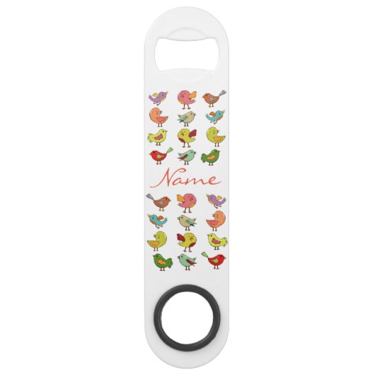 Meerkleurige zangvogels Thunder_Cove Speed Flessenopener (Voorkant)