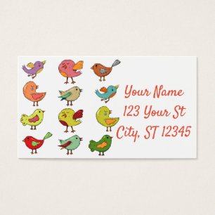 Meerkleurige zangvogels Thunder_Cove Visitekaartje