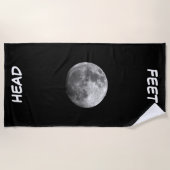 Meerkop en voeten strandlaken (Voorkant)