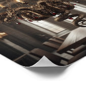  meerkoppige drakenkroonluchter - gotische ventila poster (Hoek)