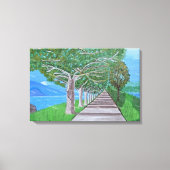 Meerkunst van het Comomeer Canvas Afdruk (Voorkant)