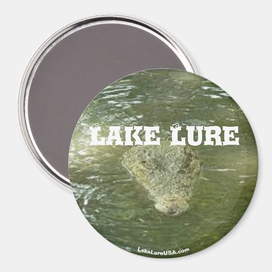 meerkunstlokkeralligator magneet (Voorkant / Achterkant)