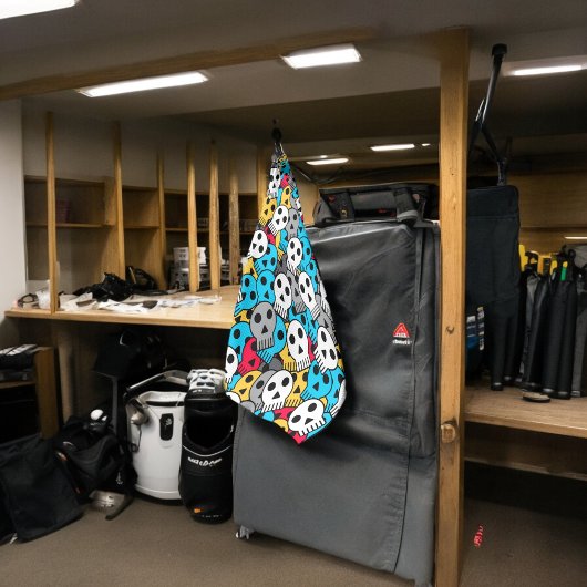 meerlagige schedels golfhanddoek