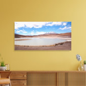 Meerlandschap op het Altiplano canvas Afdruk (Insitu (Woonkamer))