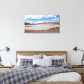 Meerlandschap op het Altiplano canvas Afdruk (Insitu (Slaapkamer))