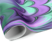 Meerling Rainbows Paars en Aqua Cadeaupapier (Rol Hoek)