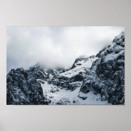 Meerlingen onder de wolken poster