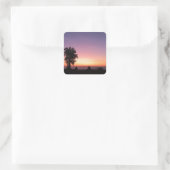 meermachinerie vierkante sticker (Tas)