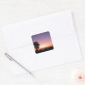 meermachinerie vierkante sticker (Envelop)
