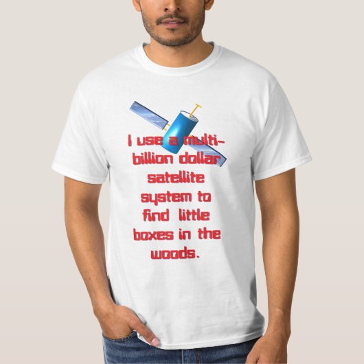 Meermiljard satellietsystemen t-shirt (Voorkant)