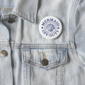 Meermin buiten dienst ronde button 5,7 cm (In situ)