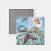 Meermin Kunst bij de Vijver Magneet (Voorkant / Achterkant)