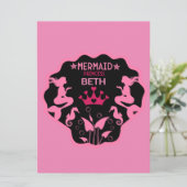 Meermin Prinses Meisje (Staand voorkant)