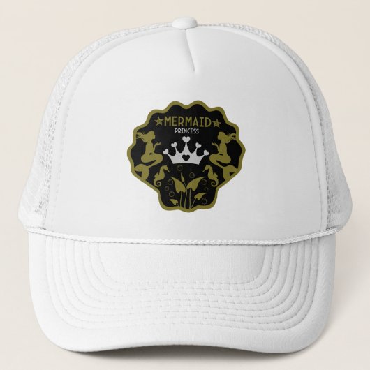 Meermin Prinses Meisje Trucker Pet (Voorkant)