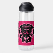 Meermin Prinses Meisje Waterfles (Achterkant)