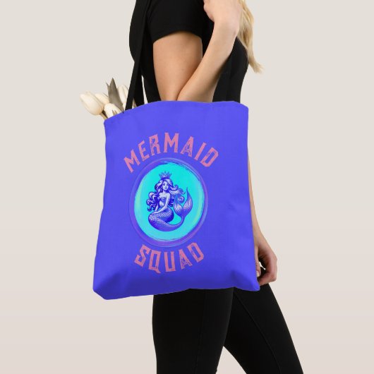 Meermin Squad Verjaardagsfeest Thema Tote Bag (Dichtbij)