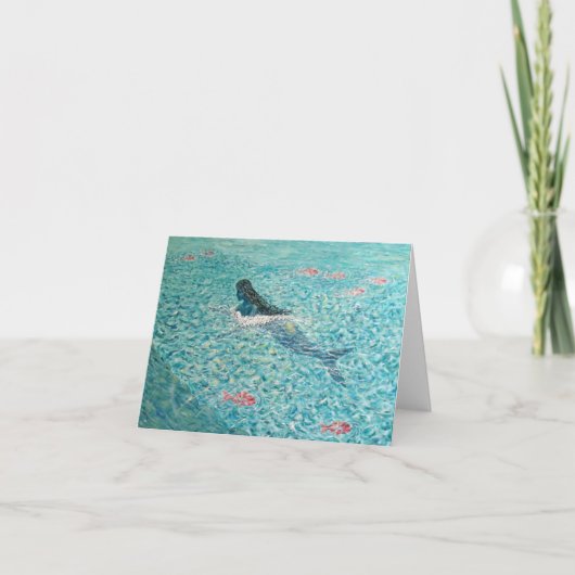 Meermin tegen het Getijde Kaart (Voorkant)