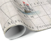  Meerparimkaart van de Verenigde Staten Cadeaupapier (Rol Hoek)