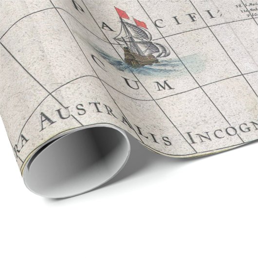 Meerparimkaart van de Verenigde Staten Cadeaupapier (Rol Hoek)