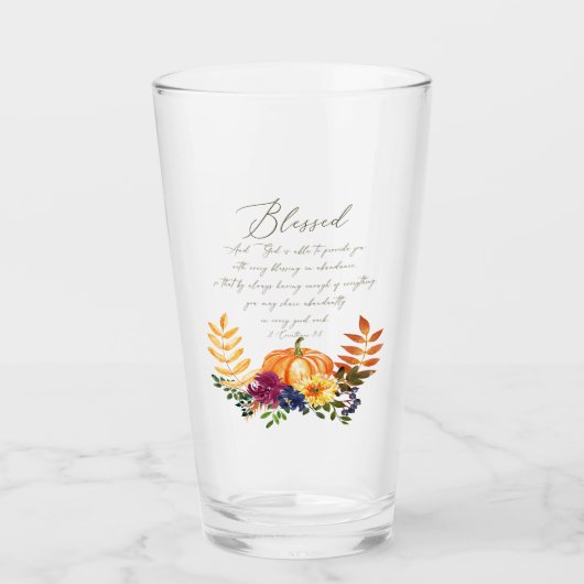 Meerpompoenen en herfsten in overvloed glas (Voorkant)