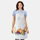 Meerpompoenen en herfsten in overvloed schort (Gedragen)