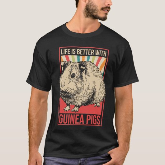 Meerschwein Besseres Leben T-shirt (Voorkant)