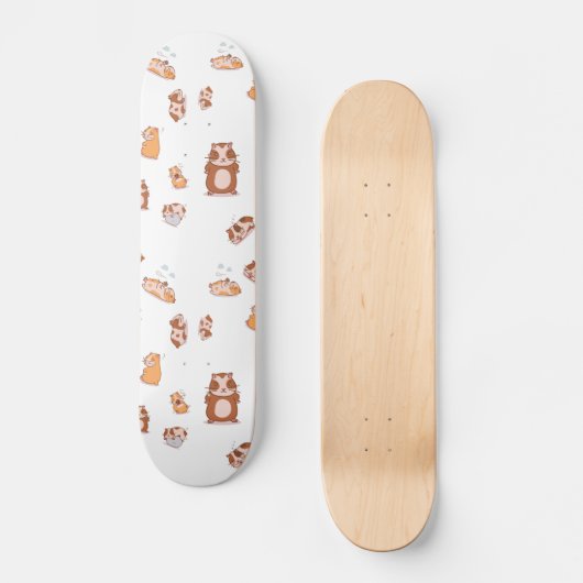 Meerschweinchen Armee niedliches Pattern Persoonlijk Skateboard (Voorkant)