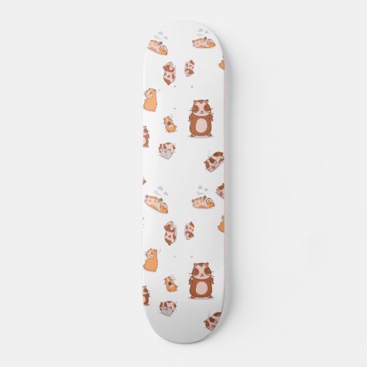 Meerschweinchen Armee niedliches Pattern Persoonlijk Skateboard (Voorkant)