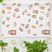 Meerschweinchen Armee niedliches Pattern Theedoek (Gevouwen)