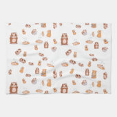 Meerschweinchen Armee niedliches Pattern Theedoek (Horizontaal)