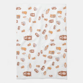 Meerschweinchen Armee niedliches Pattern Theedoek (Verticaal)