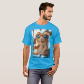 Meerschweinchen - Sommer, Sonne, Smiles!  T-shirt (Voorkant volledig)