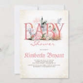 Meersproeiers, magisch en betoverend Baby shower i Kaart (Voorkant)