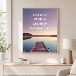 Meersteiger Zonsondergang - Creëer Je Eigen Motiva Poster