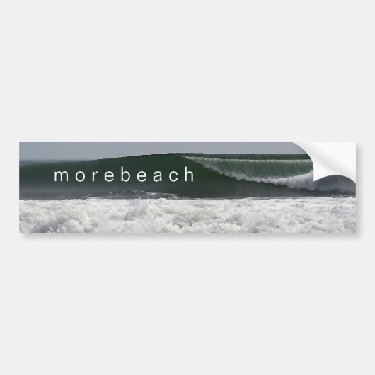 meerstrand bumpersticker (Voorkant)