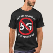 Meertalig nummer tot 5G T-shirt (Voorkant)