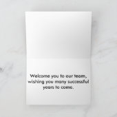 Meertalig welkom kaart (Binnen)