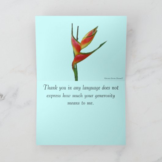 Meertalige bedankkaart (Binnen)