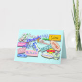 Meertalige bedankkaart (Voorkant)