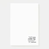 Meertalige dank post-it® notes (Voorkant)