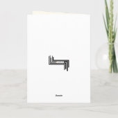 Meertalige Diamond Ring Typography Kaart (Blank) (Achterkant)